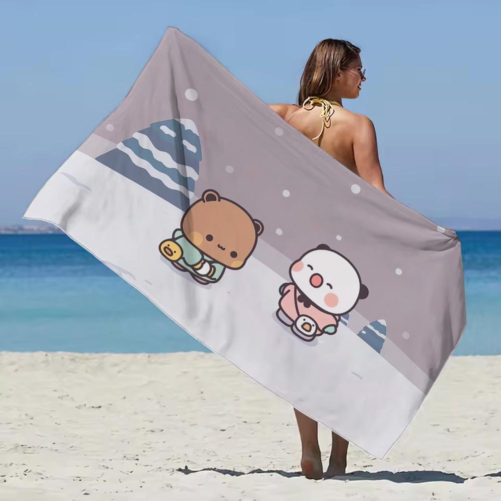 Microfiber Towel Trip Bubududu Large Cotton Beach Towel Man Gym Towels With Designs Home Microfiber Sauna Cloth Absorbent Garden