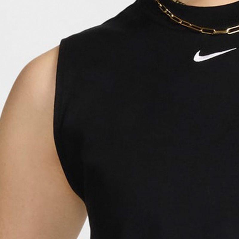 Nike Tank Tops Women's Black Crew Neck Moderate Other AR3204-010