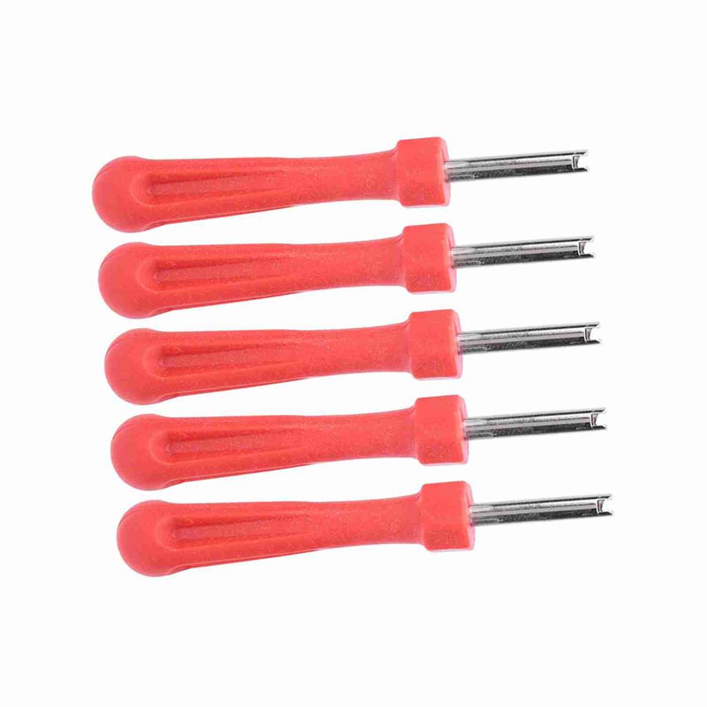 5PCS Durable Valve Core Wrench Tyre Valve Core Removal Tool Air Valves Repair Tool