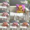Anime Nail Art Animals Pillow Case Natural Linen Organic Fabric DoubleSided Printing Sofa Home Decor Cushion Cover