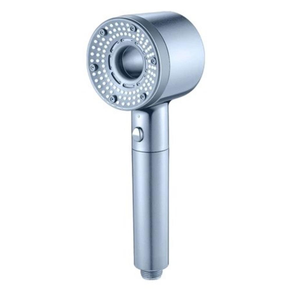 

Набор душевой лейки с 5 режимами Высокое давление Съемная фильтрующая душевая лейка Остановка воды одной кнопкой Водосберегающая Напорная душевая лейка Домашняя ванна серебряный
