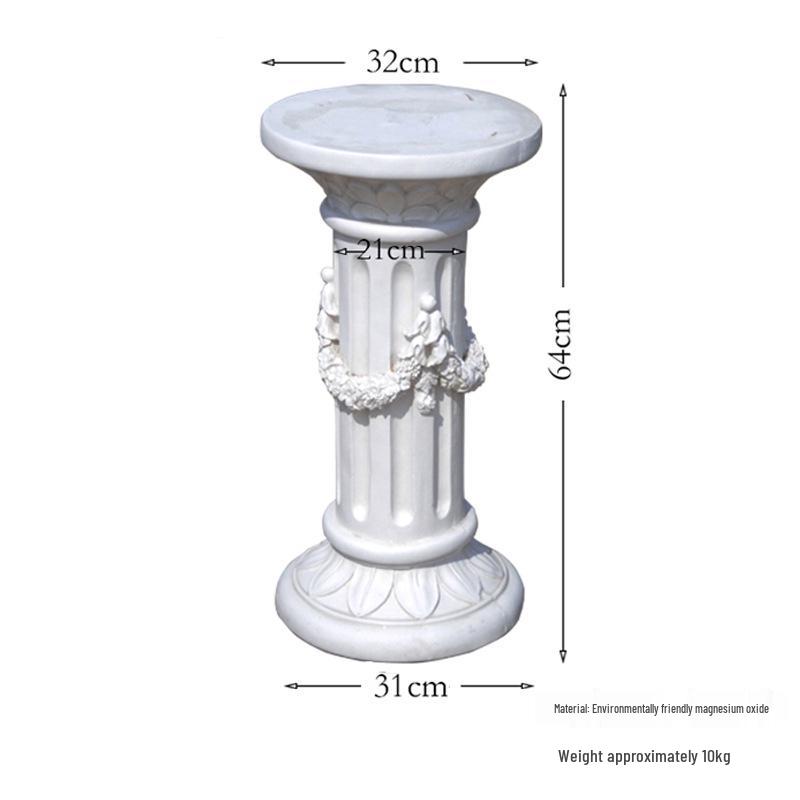 Adornos de Jardín de Columna Romana Retro Europeos: Base para maceta y Exhibición de boda