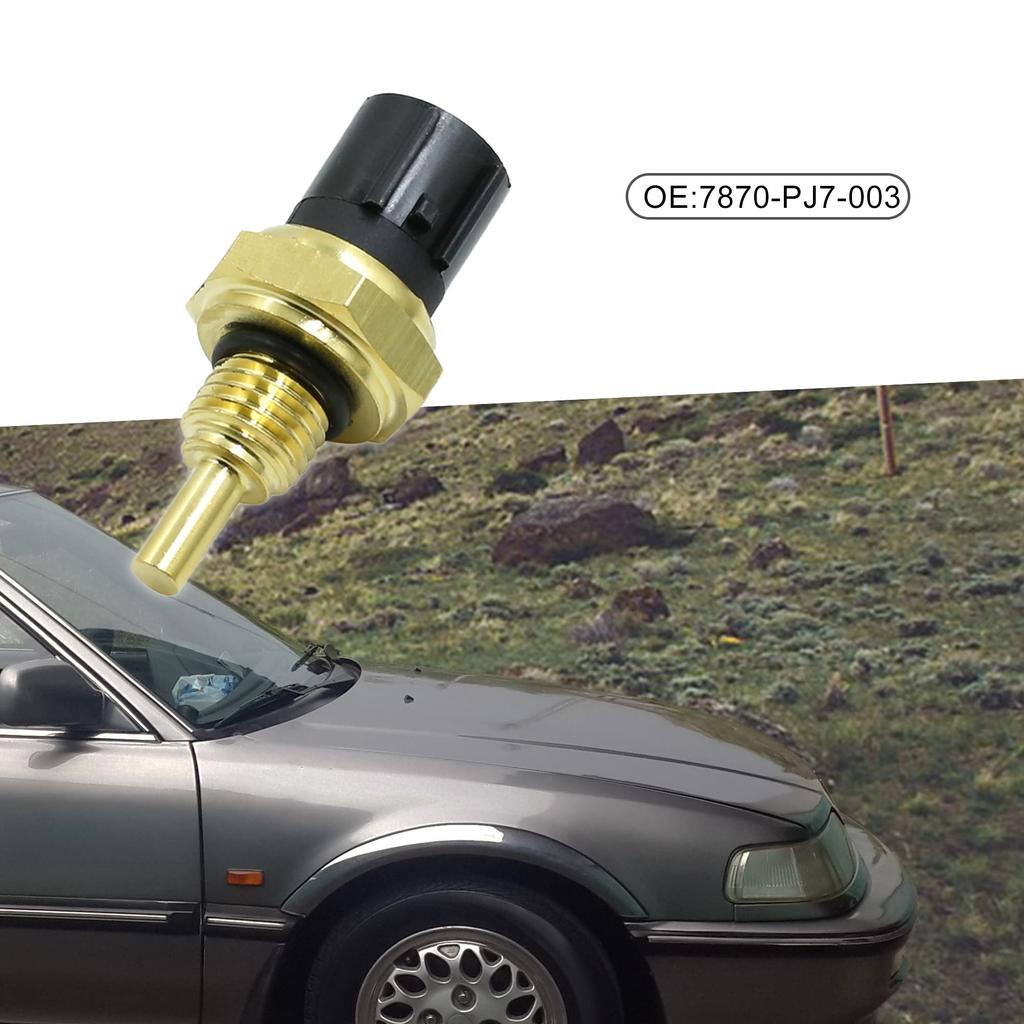A ABSOPRO 7870-PJ7-003 DC 2 Pin Cooling Temperature Sensor for Hon da Civic Compatible 1988-2000