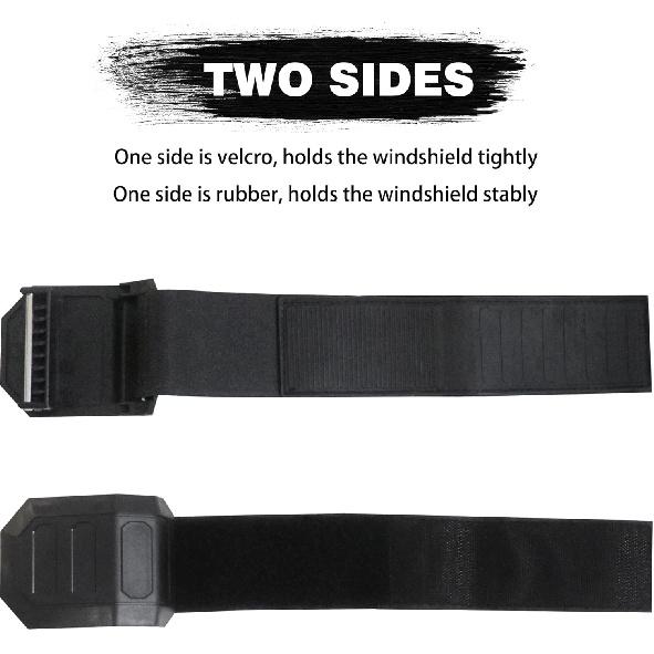 UTV Windshield Mount Clamps Straps Kit Compatible with Polaris Ranger RZR, Can Am Maverick X3, Yamaha Rhino YXZ, Kawasaki Mule Front Windshield