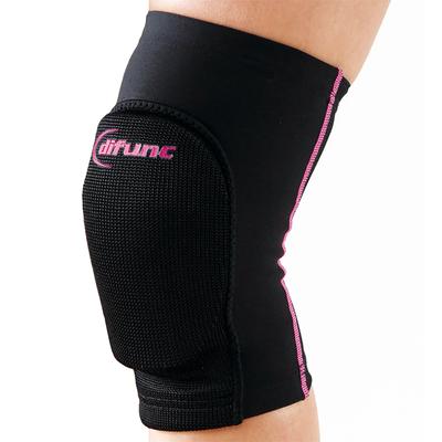 Volleyball Knee 10mm with Single Made In Black X Size Tricot Impact JVA Certified D&M Support, Thin, Pad, Adult, Brace, Japan, Pink, L, D-808, Knee,