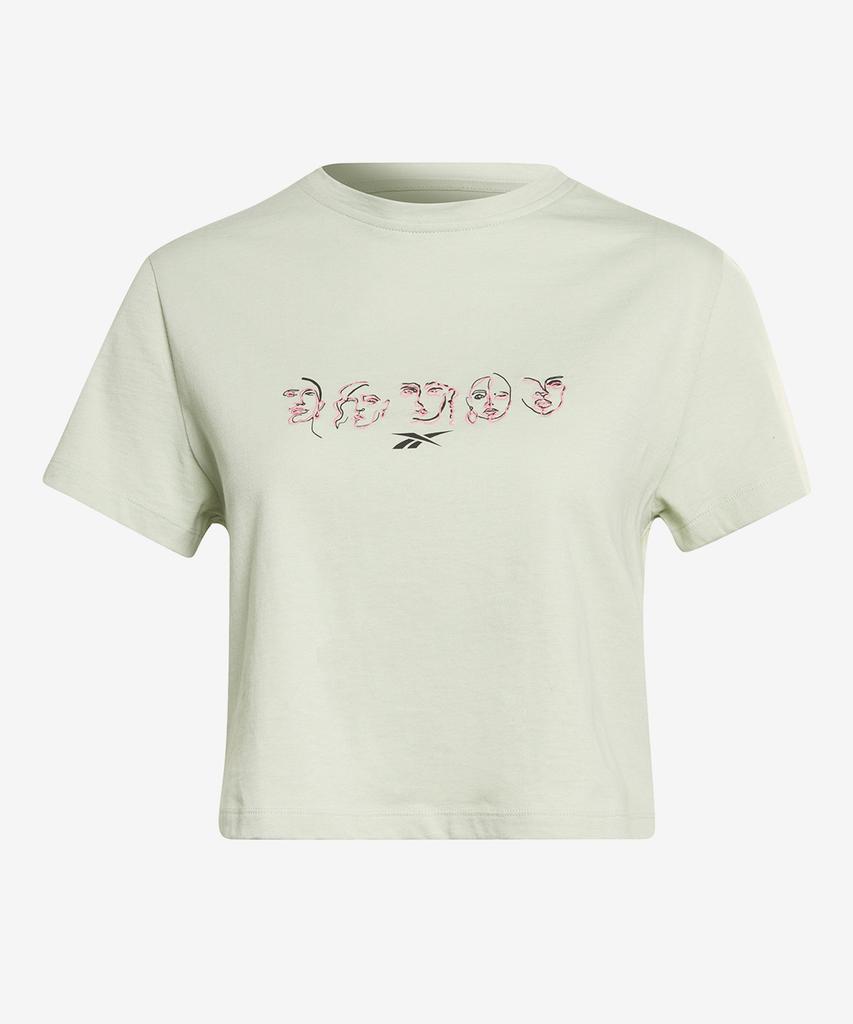 REEBOK Radicalm Q2 Printed T-Shirt - Light Green / Hc4921