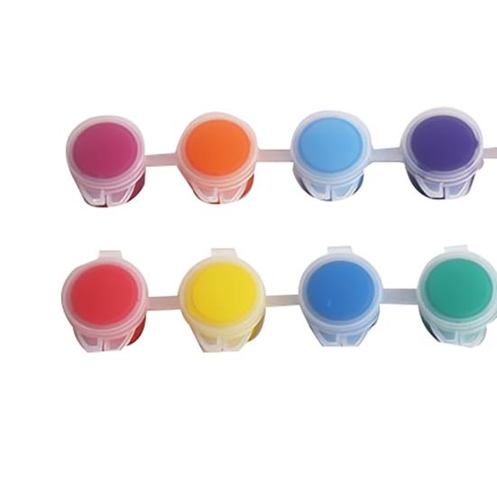 Solid 12 Watercolor Pigment Ceremics Pottery Paint Brush DIY Art Crafts Set