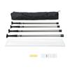 Dust Barrier Poles 12 Ft with 4 Telescoping Poles Dust Barrier System