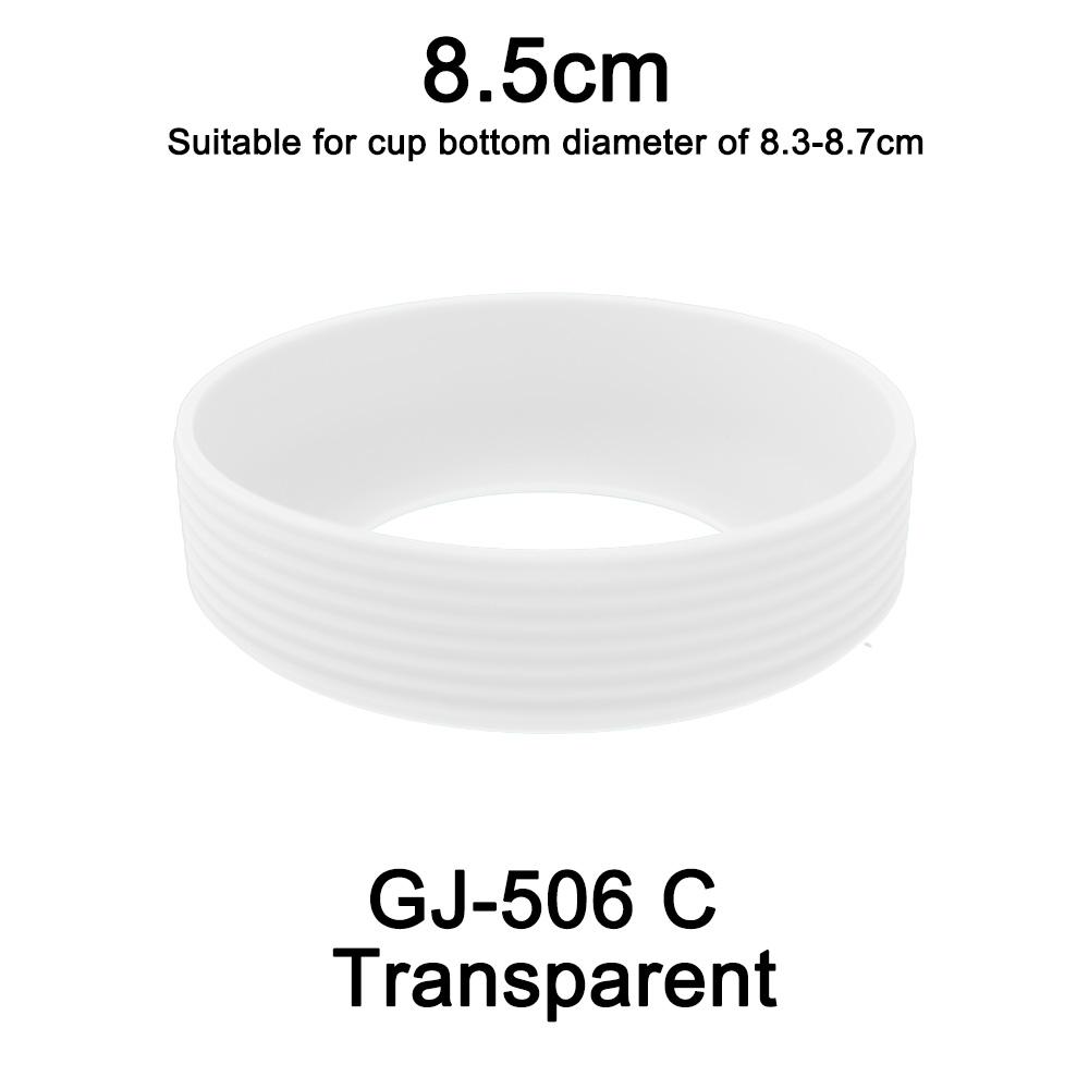 1 pièce 8,5 cm 21 g 15 couleurs Fileté Silicone Souple Couvercle de Fond de Tasse Anneau Manchon Gaine Résistant à l'Usure Antidérapant Bonne Résistance