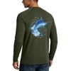 Men's Long Sleeve Sun Protection Shirt UPF50+ UV Resistant Lightweight Stretch Outdoor Fishing Running Sports Top
