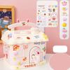 Cute House Money Box With 3D Sticker Kawaii Piggy Bank for Kids Adults Big Size Savings Box for Coins Banknotes Birthday Gift