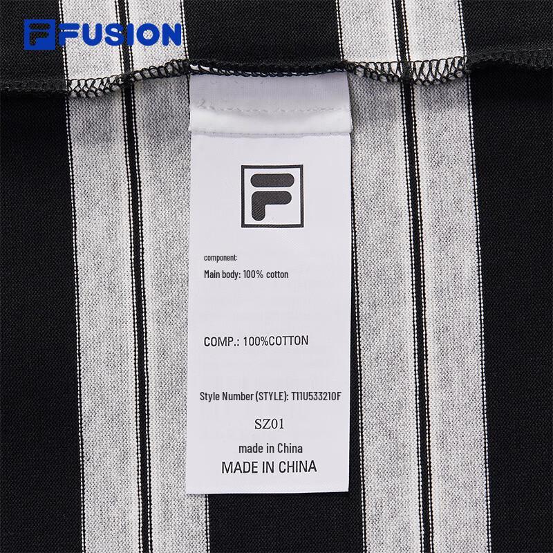Fila FUSION Unisex Striped Pure Cotton Long-Sleeve T-Shirt