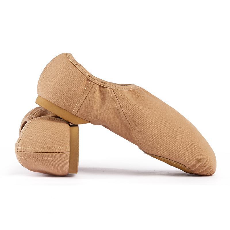 Damen-Tanzschuhe mit elastischem Stoff und weicher Sohle, Trainingsschuhe ohne Riemen, Bühnentanz-Performance für Damen