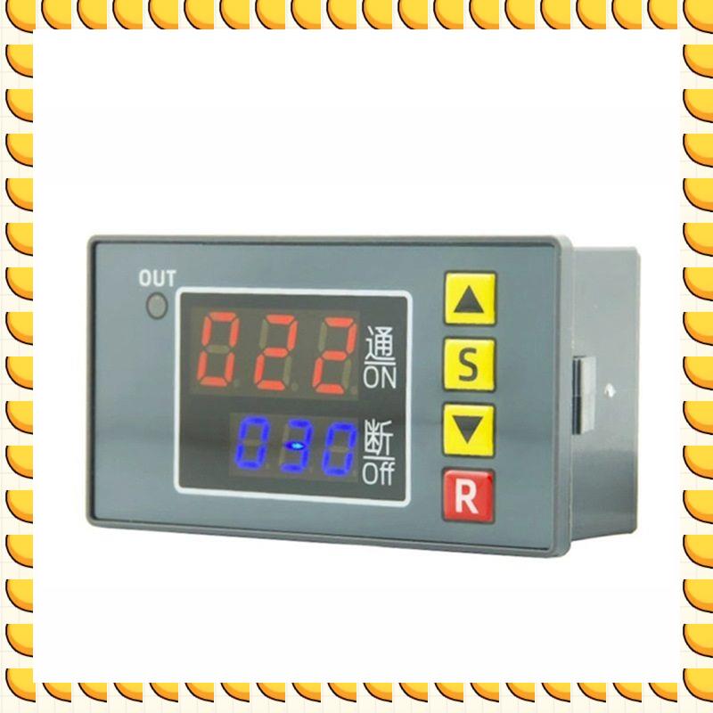 

BAAU T3231 Digital Time Delay Relay Multifunction LED Display Cyclic Timing Control Switch Adjustable Timing Relay,C Easy Instal