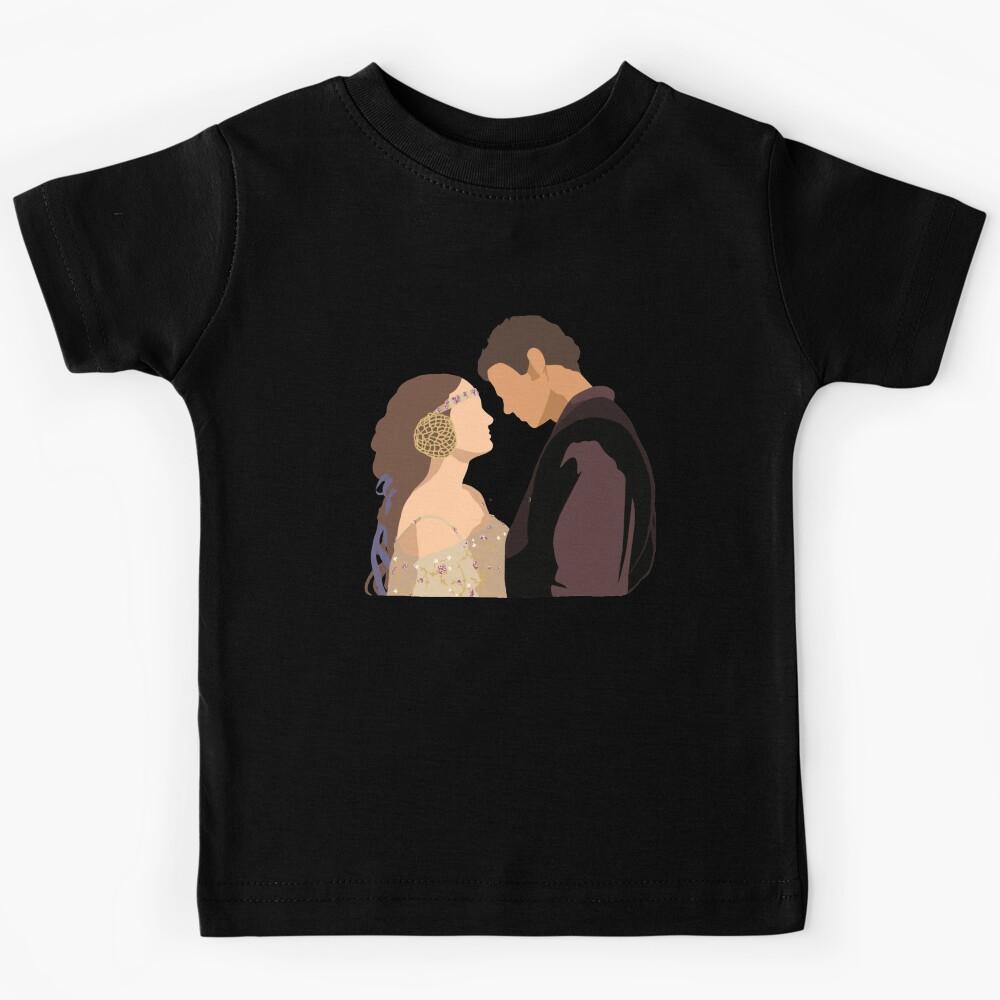 Anakin and Padme-Attack of the Clones Kids T-Shirt 120