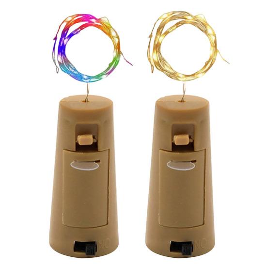 10 Pièces Guirlandes Lumineuses pour Bouteille de Vin avec Bouchon Super Lumineuses Étanches à Piles Mini Guirlandes Lumineuses Décoratives Romantiques