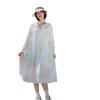 Sunscreen clothing long full body women's ice silk thin 1011 summer sunscreen clothing vinyl hooded UV protection sunshade clothing