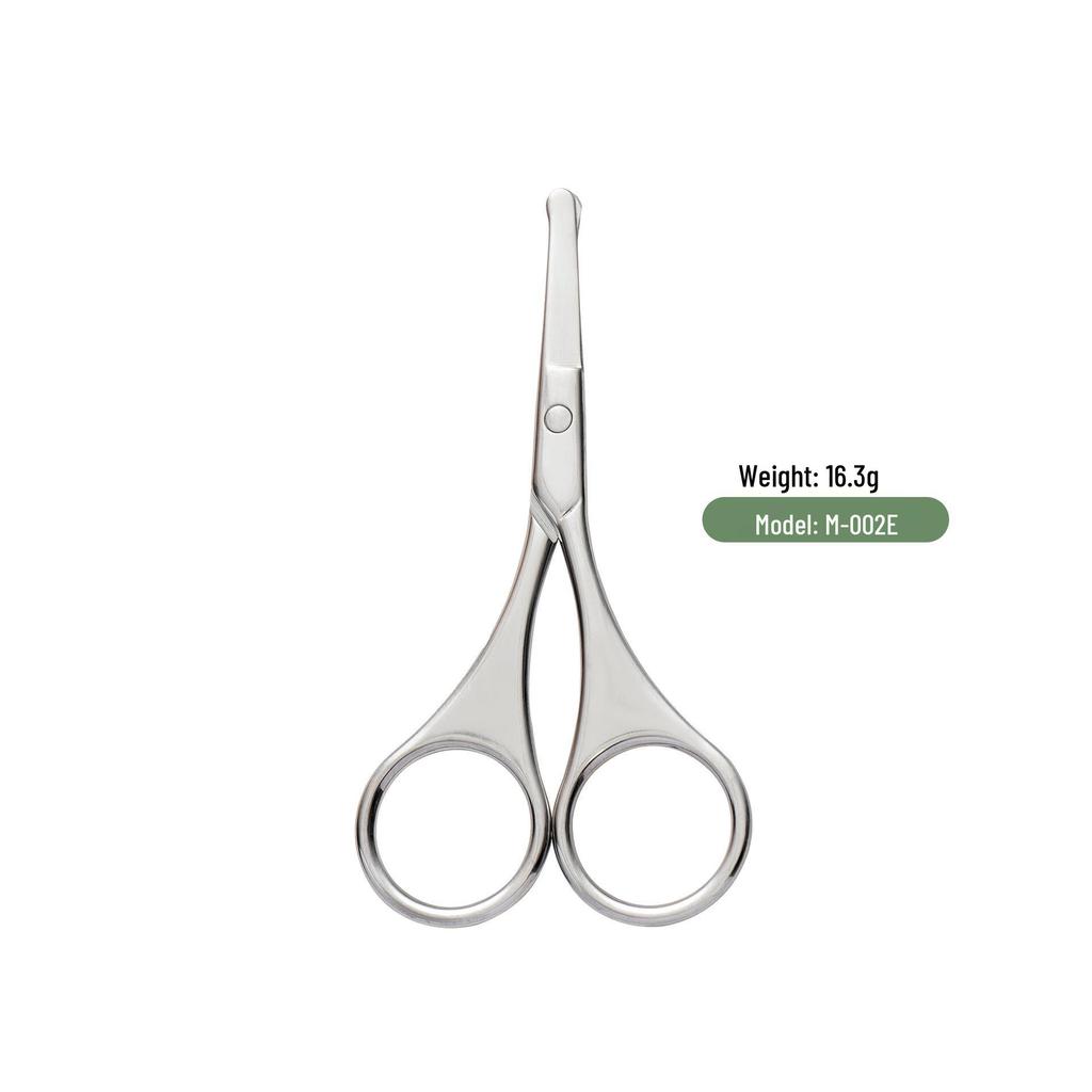 Stainless Steel Curved Nose Hair Scissors for Men & Women, also Perfect for Eyelash and Eyebrow Trimming.
