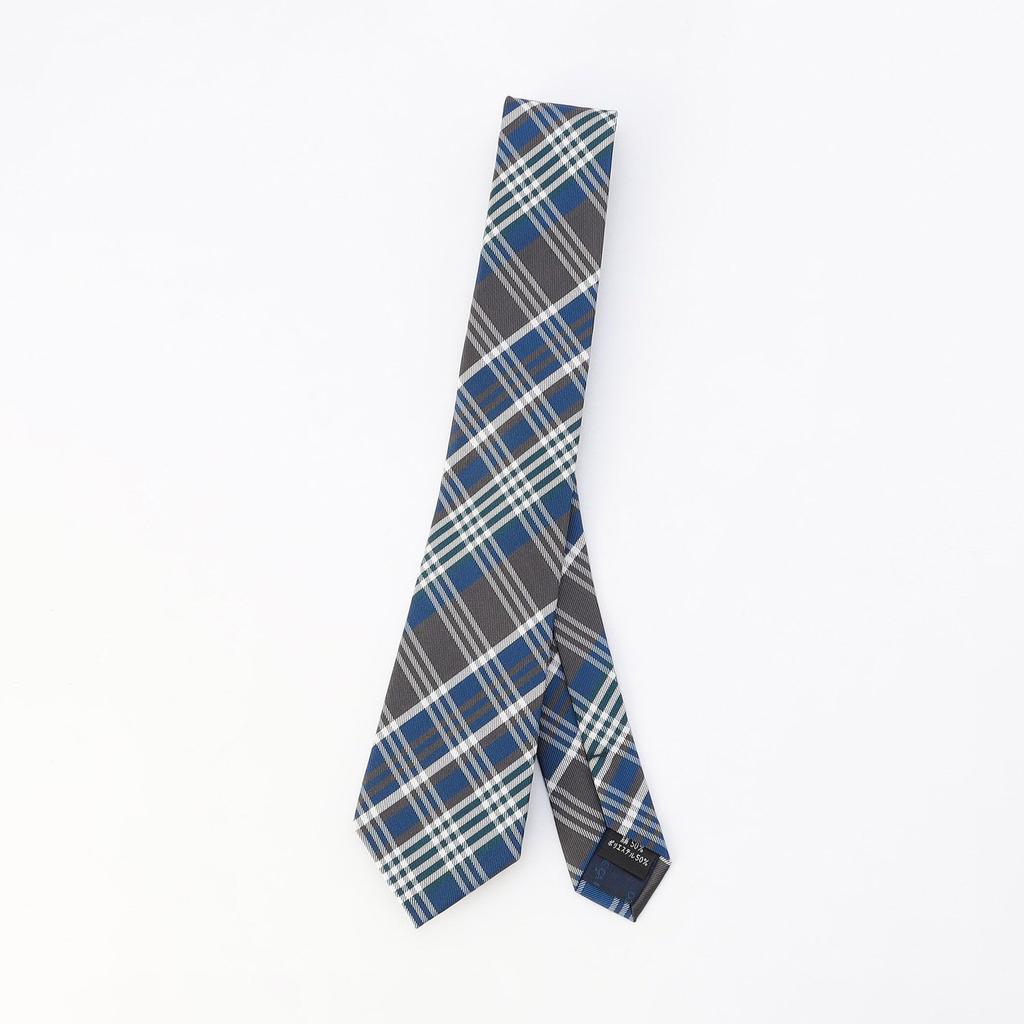 [Comme Ca Ism] Checkered Tie 47-06NO09-206 Gray x Blue F