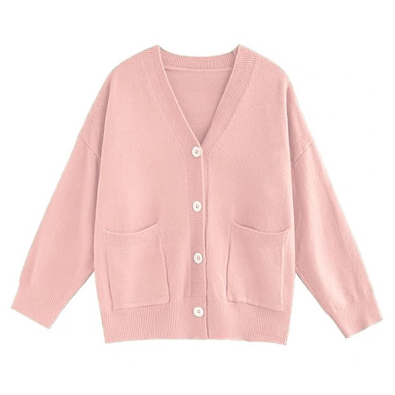 Spring And Autumn Knitwear Long-sleeved Women's Coat Sweater