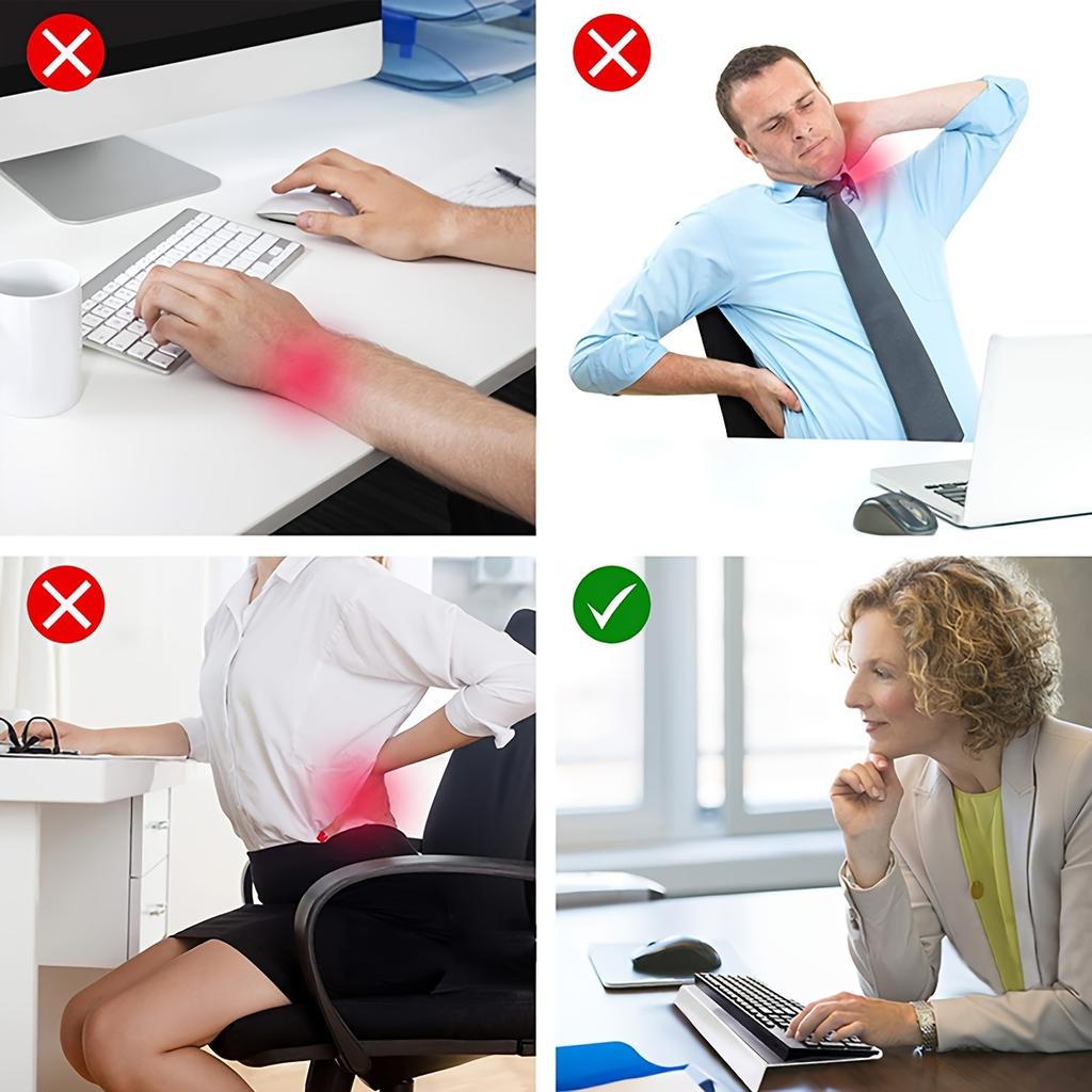 Acrylic Computer Keyboard Stand,Keyboards, Office Supplies and Accessories,Designed To Tilt for Ergonomic Typing,for Use At Home