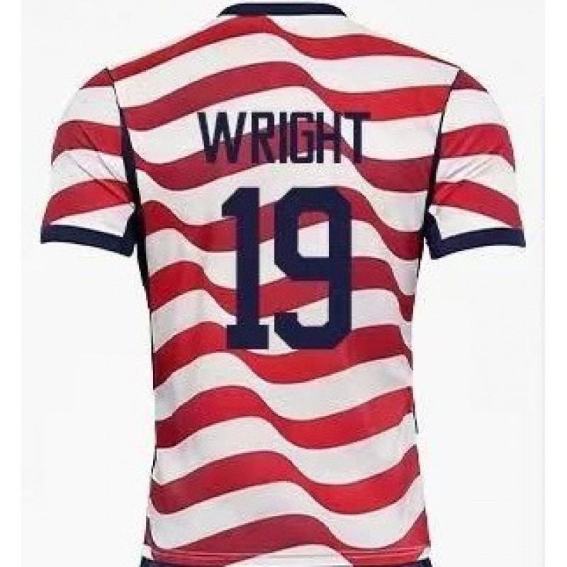 World Cup Jerseys American National Short-sleeved Football Training Competition L
