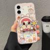 Cute Crying Doll Magnetic Phone Case IPhone 13 14 15 16 17 Series Dual-Sided IMD Back Cover Shockproof Scratch Resistant