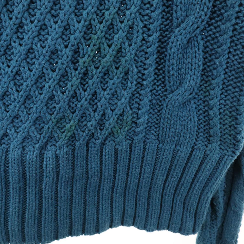 ACNE Long Sleeve Sweater M Blue Green Knit Women Used