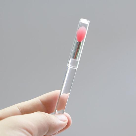 Yousheng Eyeshadow Brush Multifunctional with Lid Lightweight Silicone Lip Cosmetic Brush for Women