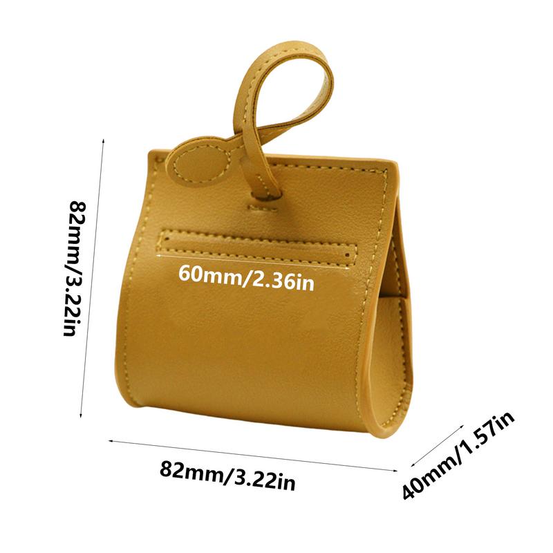 PU Dog Poop Bag Dispenser Portable Pet Waste Bag Dispenser Multipurpose Outdoor Dog Poop Bag Holder Square Poop Bag Holder