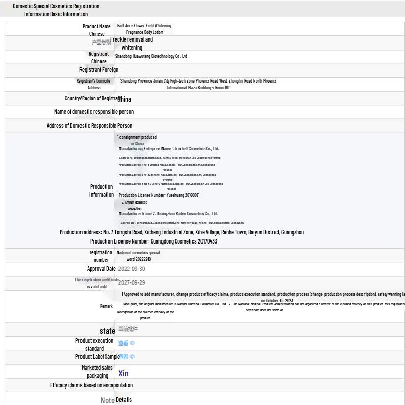 Little Dream Garden Whitening Fragrant Body Lotion 250ml