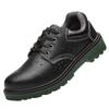 Cowhide Protective Shoes, Smash-proof and Stab-proof Breathable Labor Insurance Shoes for Men and Women