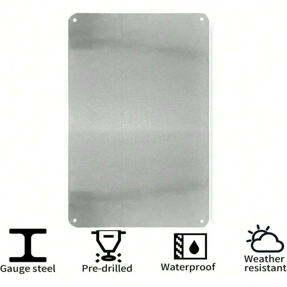 Vintage Retro Cat Coffee Metal Tin Sign Wall Decor 8x12