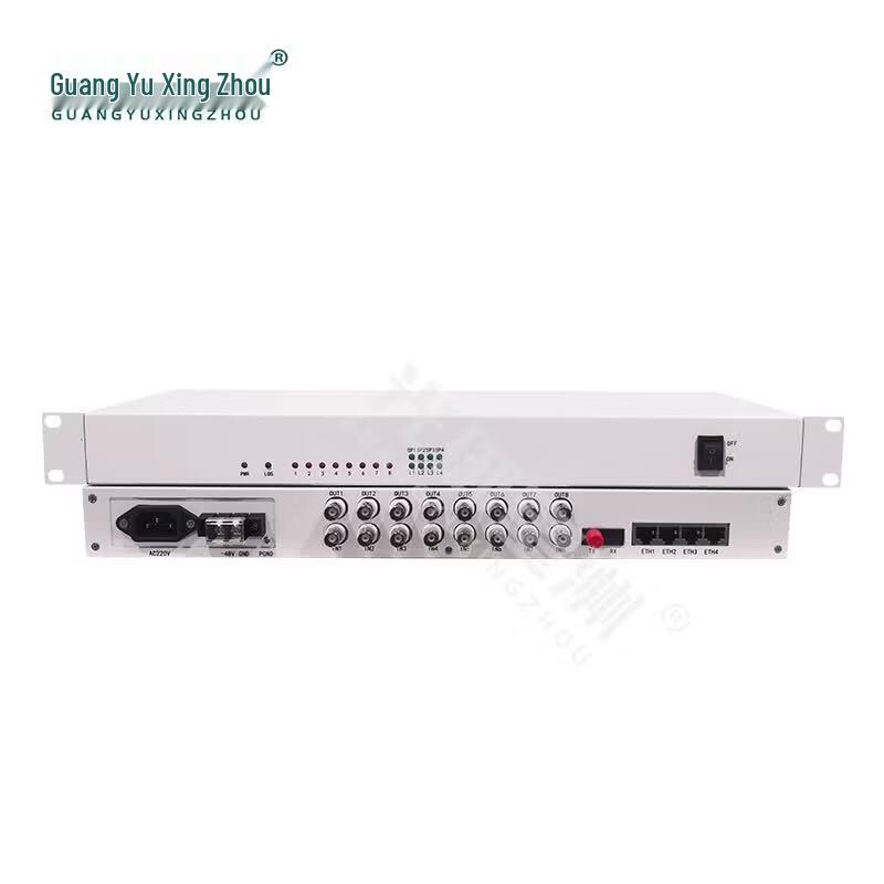 GYXZ-MST240D 8E1+4GE PDH Fiber Optic Multiplexer