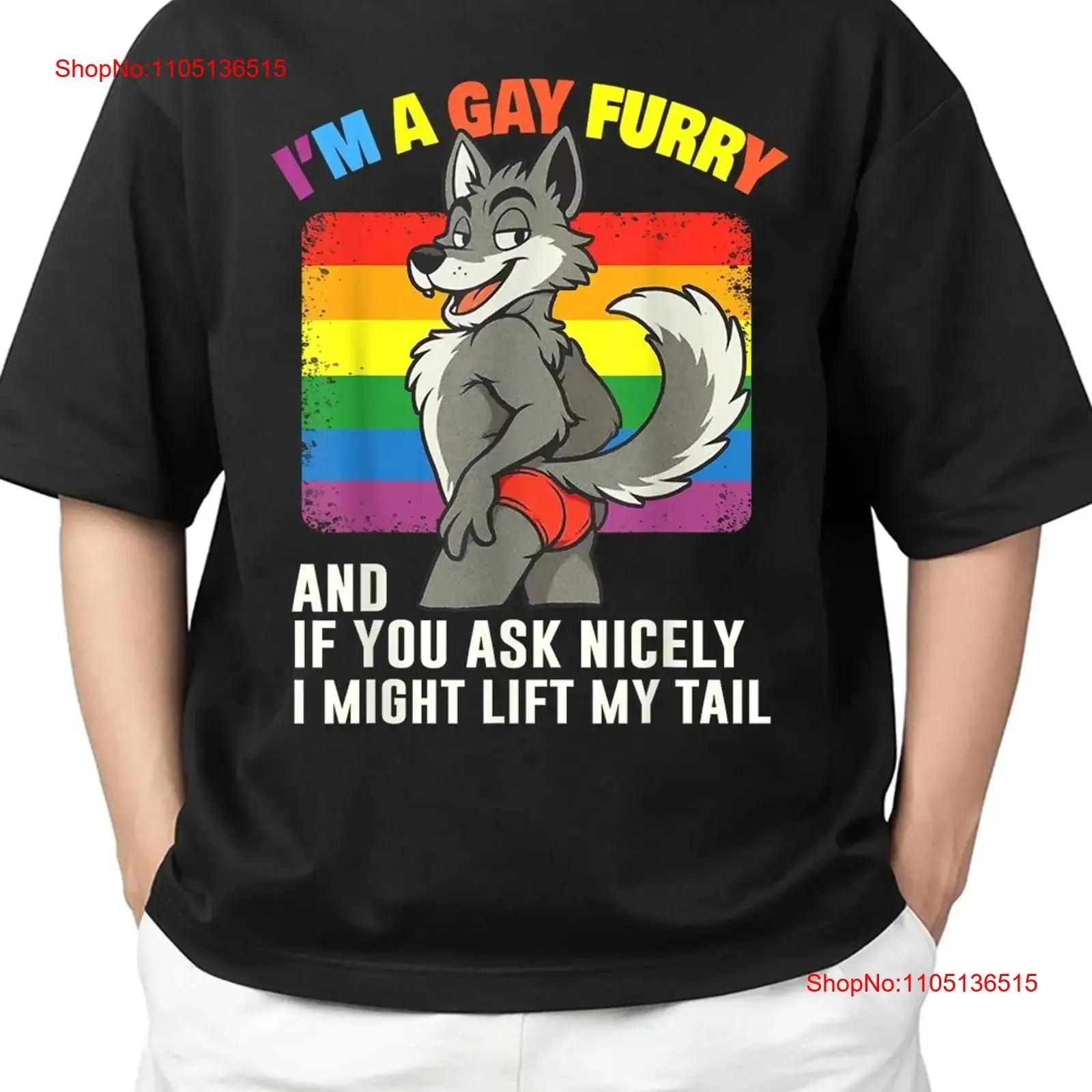 

Pride Month Gay LGBTQ Rainbow Fox Furry T Shirt Chill Everyday Style S 4XL vintage Washed streetwear Unisex Soft fashion 5XL різнокольоровий