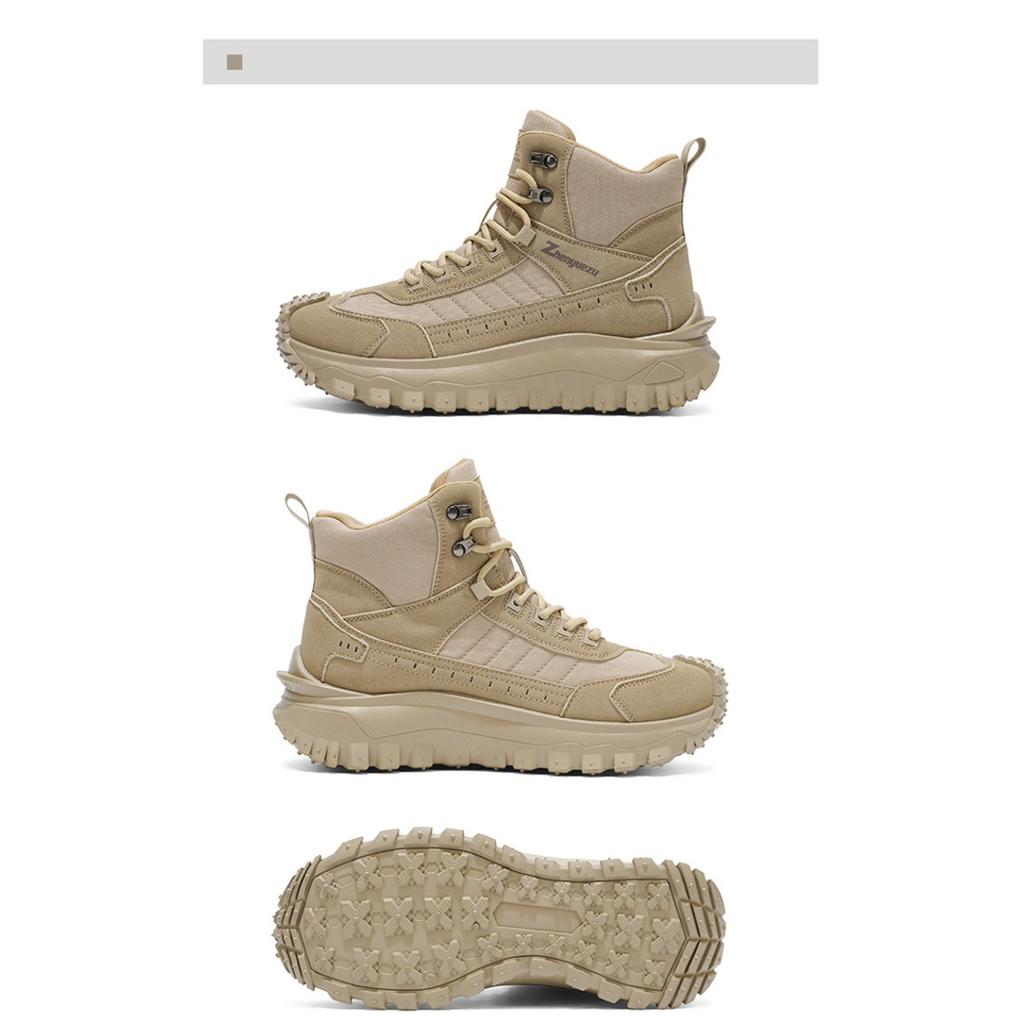 Herbst High Top Übergröße Sport-Wanderstiefel, Bequeme Dicksohlige Leichte Lässige Wanderschuhe, Täglicher Outdoor-Sport, Wandern und Reisen