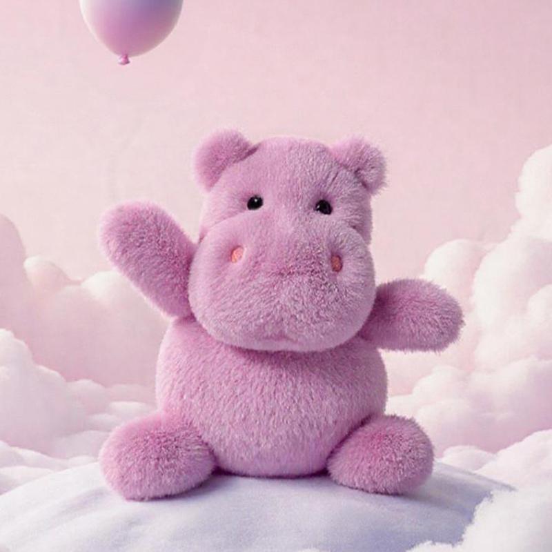 1 Piece Cute Elephant Pillow Cartoon Stuffed Animal Doll Kawaii Milk Cow Stuffed Animal Doll Toy Kids Appease Toys Birthday Gift