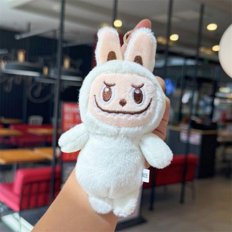 

Вау Милый Плюшевый Лабубу Кукла Брелок Шарм With Bead Chain