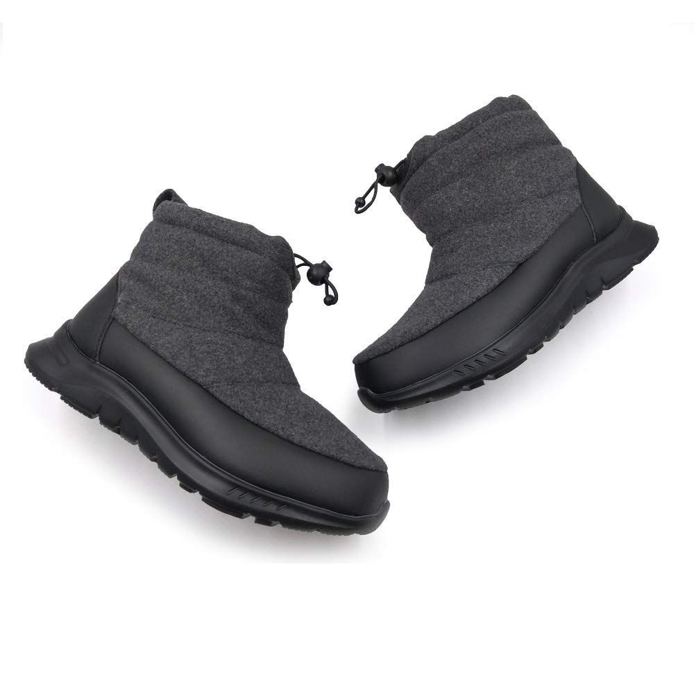 Amozi und Schnee Kurzer Winter Warm Boa und Flauschig Perfekt für Winter Schnee Lange Größe YF802 Herren Damen Stiefel, Stiefel, Stiefel, Wasserabweisend,
