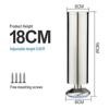 Adjustable Stainless Steel Furniture Legs for Tables, Cabinets, and Sofas