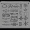 3D Silicone Nail Art Mold European Style Retro Patterns Lace Design Decoration DIY Transparent Manicure Template