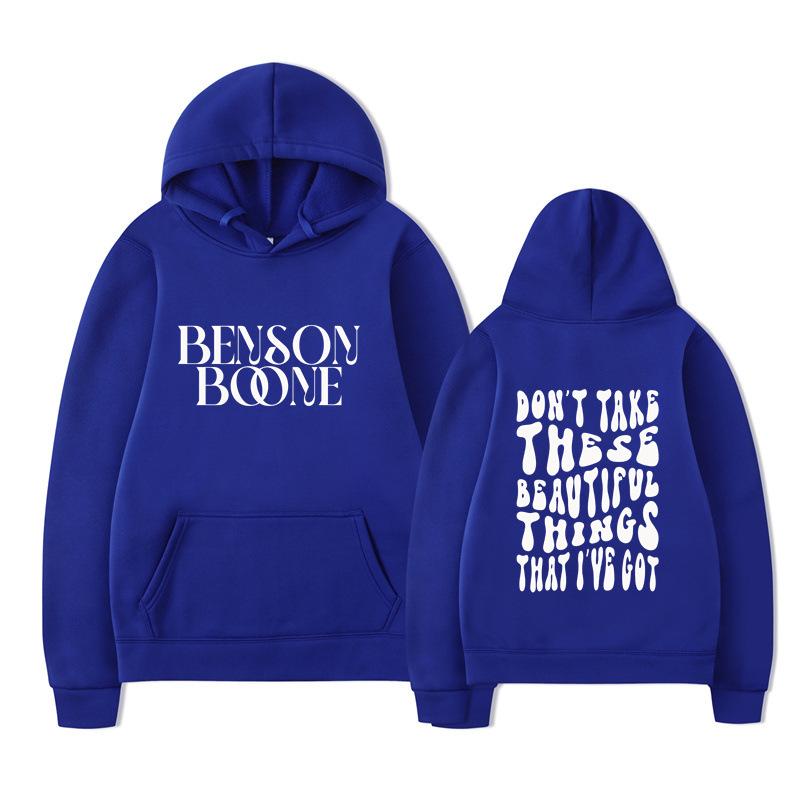 Benson Boone Hoodie Men Women Sweatshirt Print Unisex Streetwear Hip Hop Style Autumn Winter Fashion Tops Clothes
