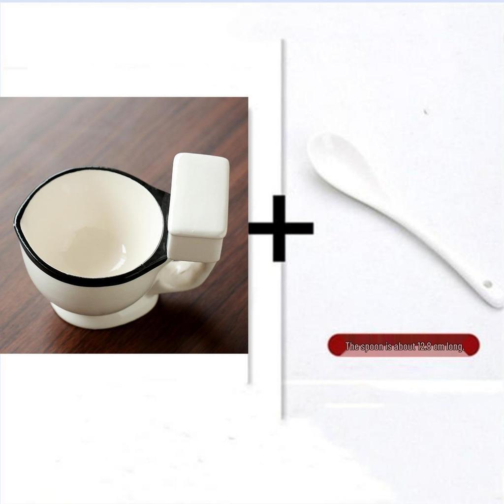 Prank Poo Funny Ceramic Toilet Mug - Novelty Gag Coffee Cup