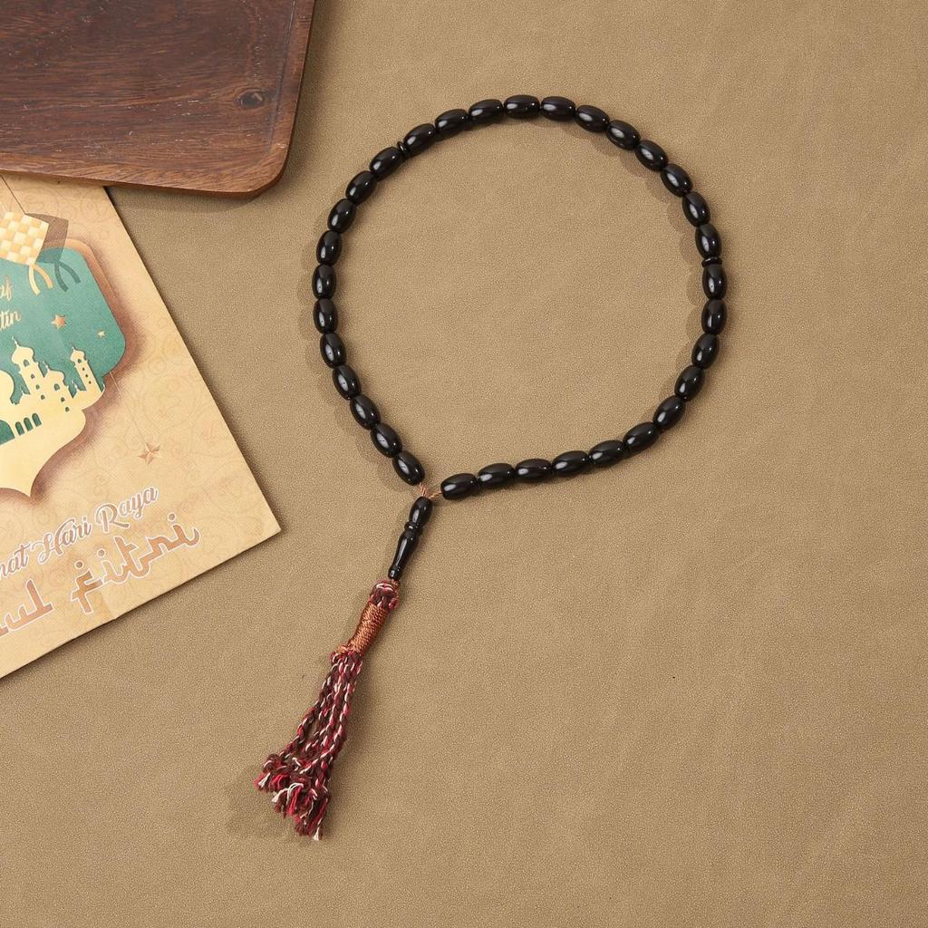 33-Perlen Bodhi Gebetsperlenarmband mit Quaste