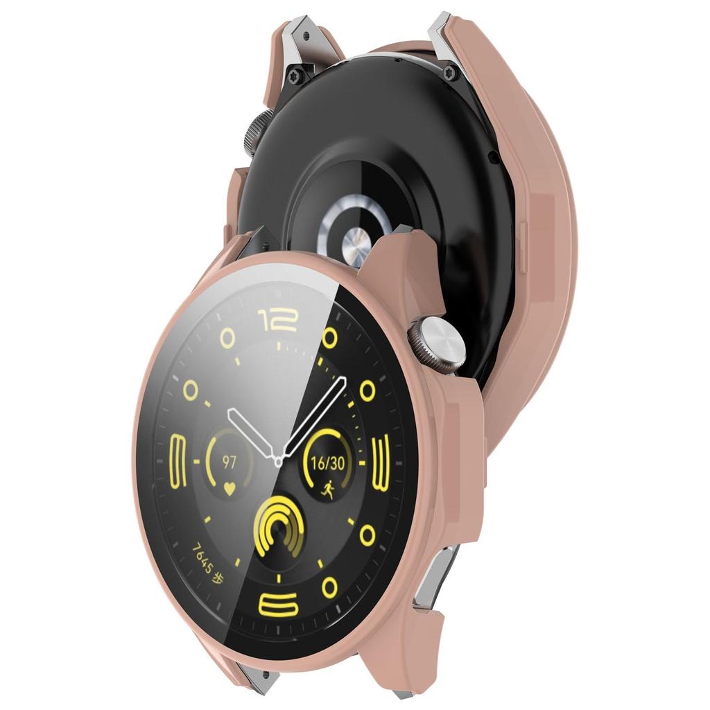 Screen Protector For Huawei GT4 41mm 46mm GT 4 Honor Watch Hard PC Frame Bumper Cover Case + HD Slim Tempered Glass Anti-scratch