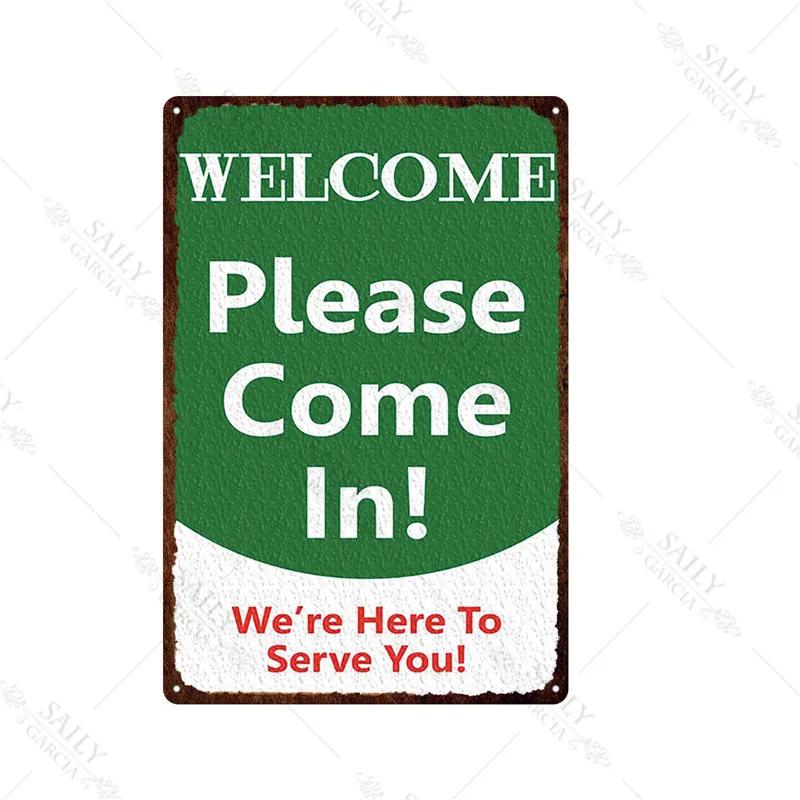 Aliens Metal Sign Abstract Quotes Art Metal Wall Plaque Custom Poster Painting Vintage Room Decor Metal Art Tin Pub Sign