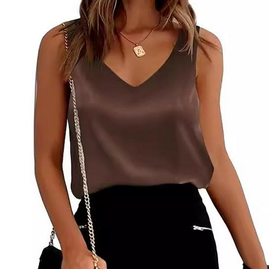 European-American Women's Summer Casual Sleeveless Camisole Top