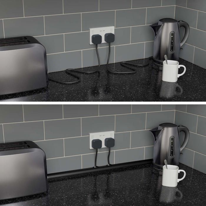 Goulotte - D-Line - CableTraC - Noir - 22x22mm - 1 mètre