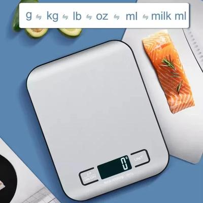 Neue Digitale Elektronische Küchenwaage 5kg-1g mit LED-Anzeige Edelstahl-Panel Ideal für Zuhause Schmuck Snacks & Backen