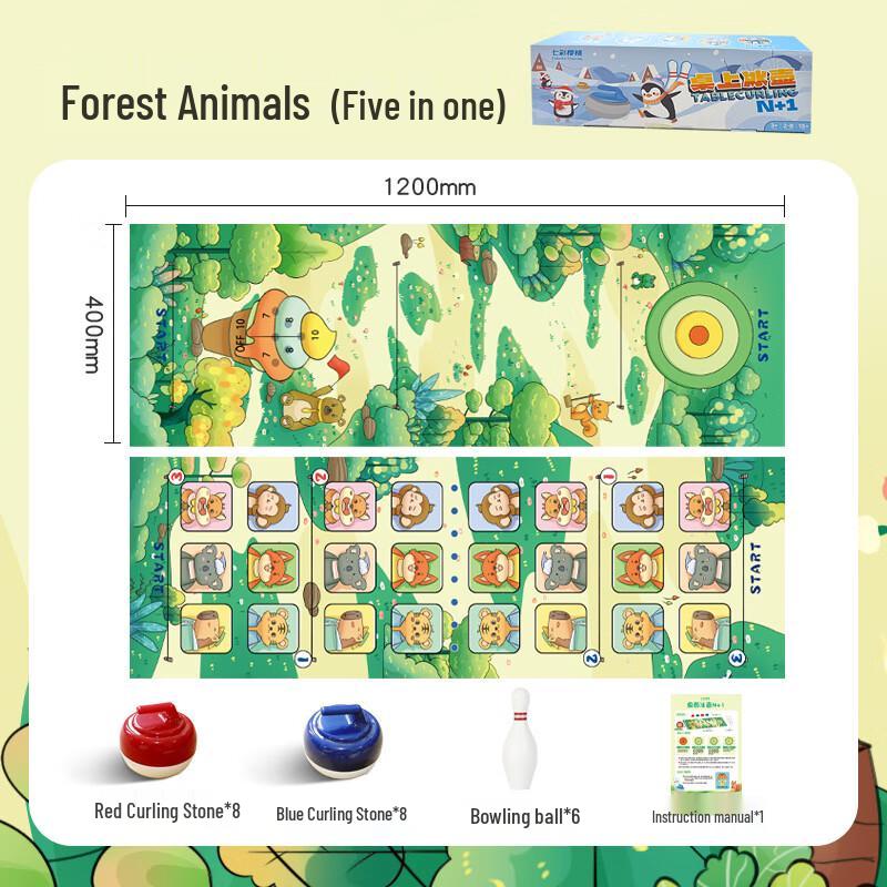 XuanYong 5-in-1 Forest Animal Tabletop Game Set